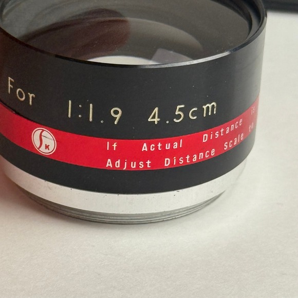 Petri Auxiliary Lens Set for 1:1.9 4.5cm Wide Telephoto Viewfinder Case Japan - Picture 15 of 15